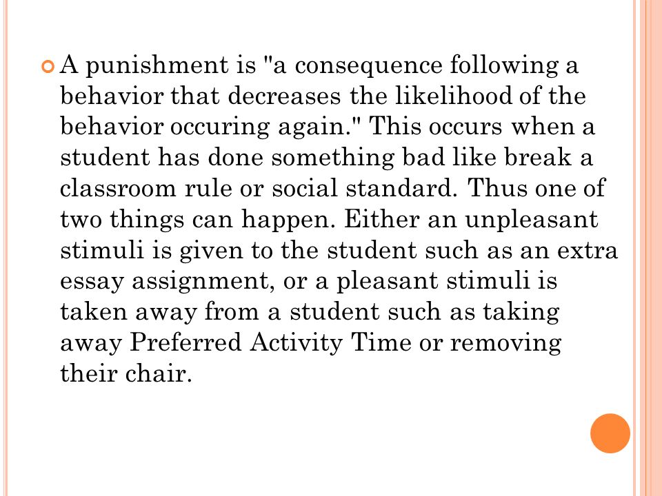 Essay on bad behavior in classroom